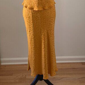 Banana Republic Silk Leopard Print Maxi Skirt